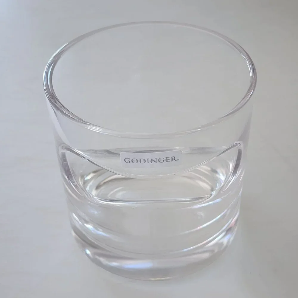 Godinger Cigar Whiskey Tumbler 12 oz Hand Made Of Fine Durable Crystalline Glass